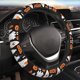 thumbnail image 5 of Balery Halloween Ghosts And Pumpkins Fundas elásticas antideslizantes para volante, funda protectora universal para hombre y mujer, 15 pulgadas, accesorios para coche., 5 of 6