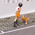 thumbnail image 3 of escenario de personas de figura rm 1:64 de Diorama Resina Perro Muñeca Escenario para Decoración de Rueda de Fuego - Shiba inu amarillo Magideal escenario de personas de figura rm, 3 of 4