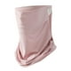 thumbnail image 1 of Mascarilla facial refrescante con protección solar, bandana transpirable, lavable, con lazo para las orejas y polaina para el cuello rosa, 1 of 9