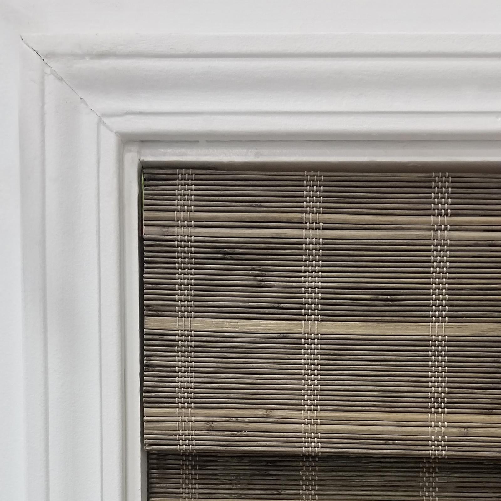 Radiance Cordless Bamboo Blinds, Cordless Blinds for Semi-Private Light Control, White, 30" x 64"
