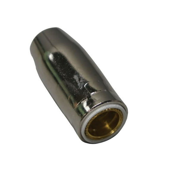 Quick Tip™ MIG Nozzle, Threaded, 5/8 in Bore, For Series 1 Tip, Plated Copper