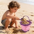 thumbnail image 1 of YWIYIUD 1PC Durable Foldable Beach Bucket for Summer Beach Camping and Outdoor Activities Portable and Durable MultiPurpose Beach Toys Bucket Suitable for Teens and Adults, 1 of 5