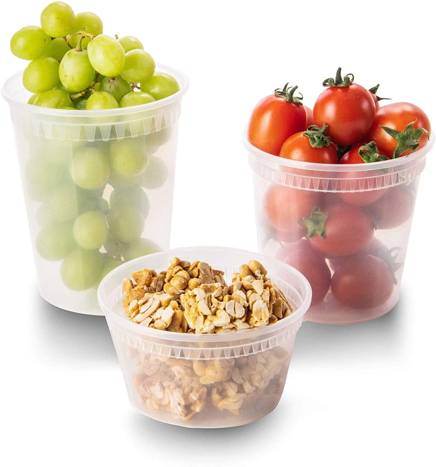 Tripak Td40016 Plastic Deli Container with Lid 16 oz (Pack of 240)