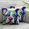 thumbnail image 3 of GOSMITH  Throw Pillow Covers Dog Art Watercolor Cushion Pillow Case Home Decor Pillowcase, 3 of 5