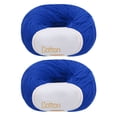 thumbnail image 1 of Uxcell Hilo 100% Algodón 2 Pcs 3.53oz Por Madeja 137yards Azul Profundo, 1 of 6