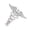Silver, variant on Stylish Angelic Wing Brooch with Elegant Detail Accessory for Costume Decoration
