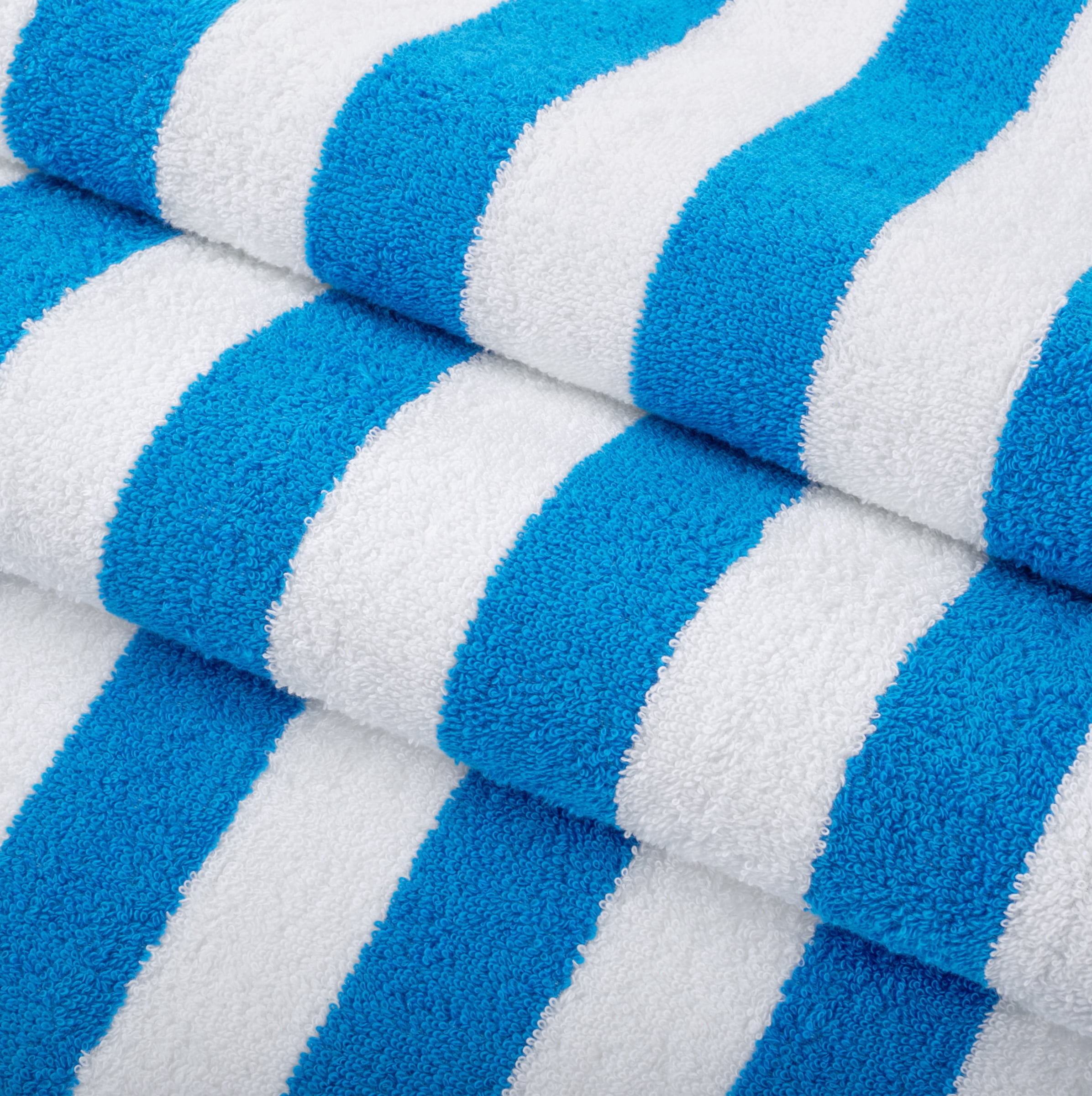 Arkwright Oversized California Beach Towels - Ringspun Cotton Pool Towel - 30 x 70 in. - (Bulk Case of 24) Blue