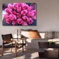 thumbnail image 6 of Pink Roses Flower Bouquet Floral Canvas Poster Bedroom Decor Sports Landscape Office Room Decor Gift,Frame-style,24x36inch(60x90cm), 6 of 8