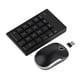 thumbnail image 4 of Conjunto de teclado y ratón inalámbricos de 2,4 GHz, ratón óptico de 1200 DPI y teclado numérico inalámbrico de 22 teclas, 4 of 14