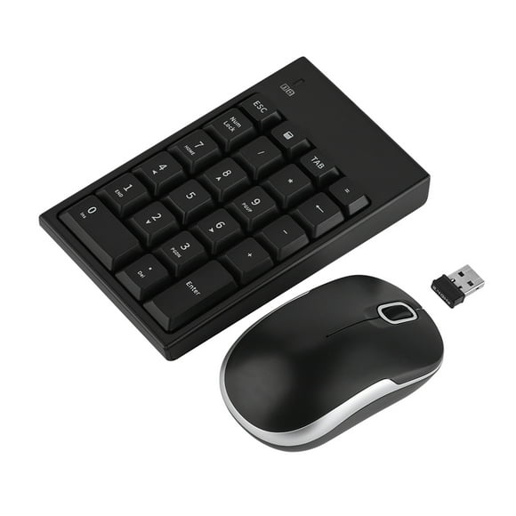 Wireless Keyboard Mouse Set2.4GHz Wireless Keyboard Mouse Wireless Number Keyboard Mouse Combo Optical Mouse Numerical Keypad Unrivaled Performance