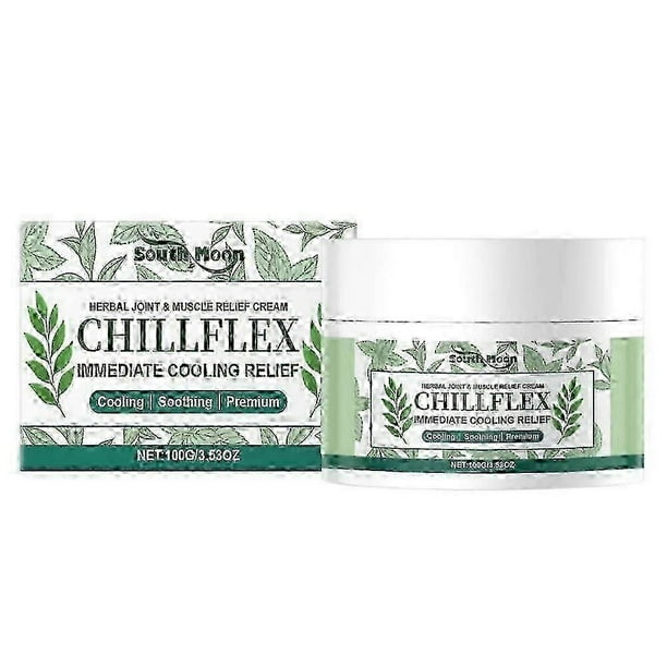 Chillflex Herbal Soothing Cream Relieves Joint and Muscle Discomfort, Menthol Joint & Muscle Relief Massage Cream-jc