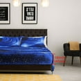 thumbnail image 6 of PiccoCasa Soft Polyester 4-Piece Galaxy Bed Sheets Bedding Set Full Blue, 6 of 6