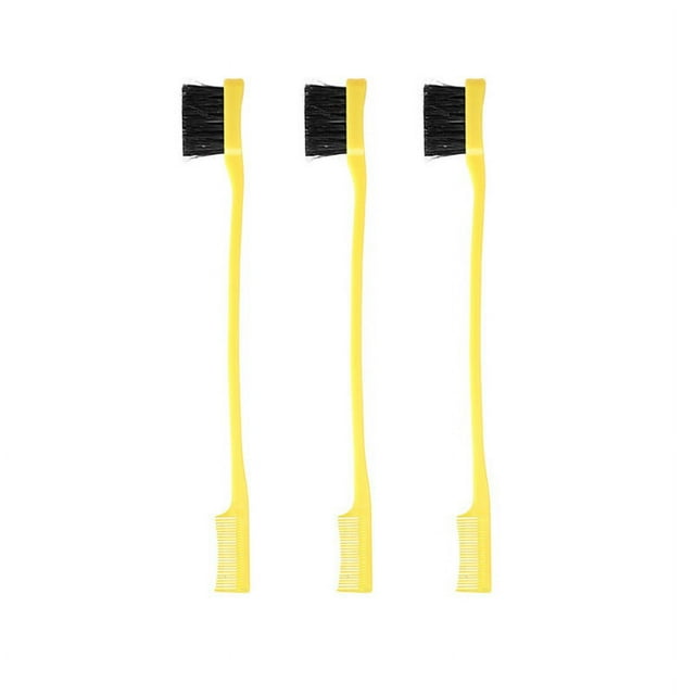 EGNMCR Makeup Brushes Broken Eyebrow Hair Modification Comb Eyebrow Trimming Tool Double-headed 3PC Eyebrow brush