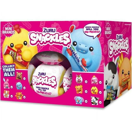 5 Surprise Mini Brands! Snackles Series 1 SMALL Mystery Box (12 Packs)