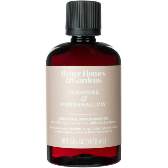 Better Homes & Gardens Universal Fragrance Oil, Cashmere & Marshmallow, 5 fl oz