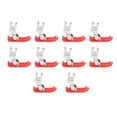thumbnail image 2 of 10pcs Costura de Pies de pie ajustados para pna rojo Macarena Prensatelas para máquinas de coser, 2 of 8