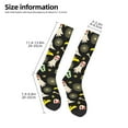 thumbnail image 2 of Rateoe cartoon Skull spider web Pattern Women’s Knee High Crew Socks,Trouser Socks Comfortable, Breathable, Moisture-Wicking and Soft, 2 of 6