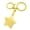 Yellow, variant on Whimsical Five Point Star Keychain Fade Resistant Acrylic Craftsmanship Star Bag Charm Ideal For Youth Gifts