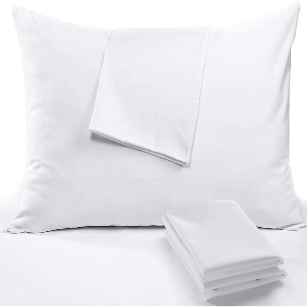 1 Funda De Almohada Impermeable (50x70cm) -Funda De Almohada Con Cremallera-Funda De Almohada De Poliéster Blanco Transpirable, Antitranspirante Y Antiácaros Rojo Verde Cocina, Decoración y Otros