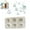 white, variant on Ice Cube Mold,Diamonds Gem Cool Chocolate Soap Tray Mold Silicone Fodant Moulds