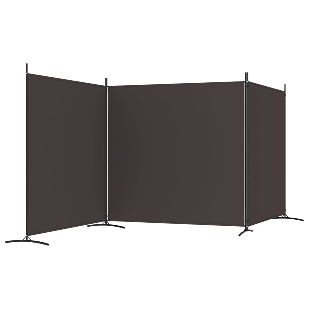 vidaXL Room Divider Folding Wall Partition Privacy Screen for Office Fabric