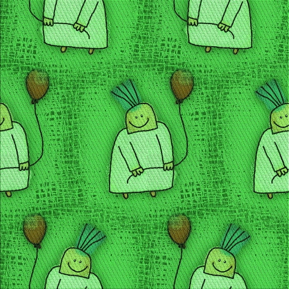 Ahgly Company Machine Washable Indoor Square Transitional Neon Green Area Rugs, 5' Square