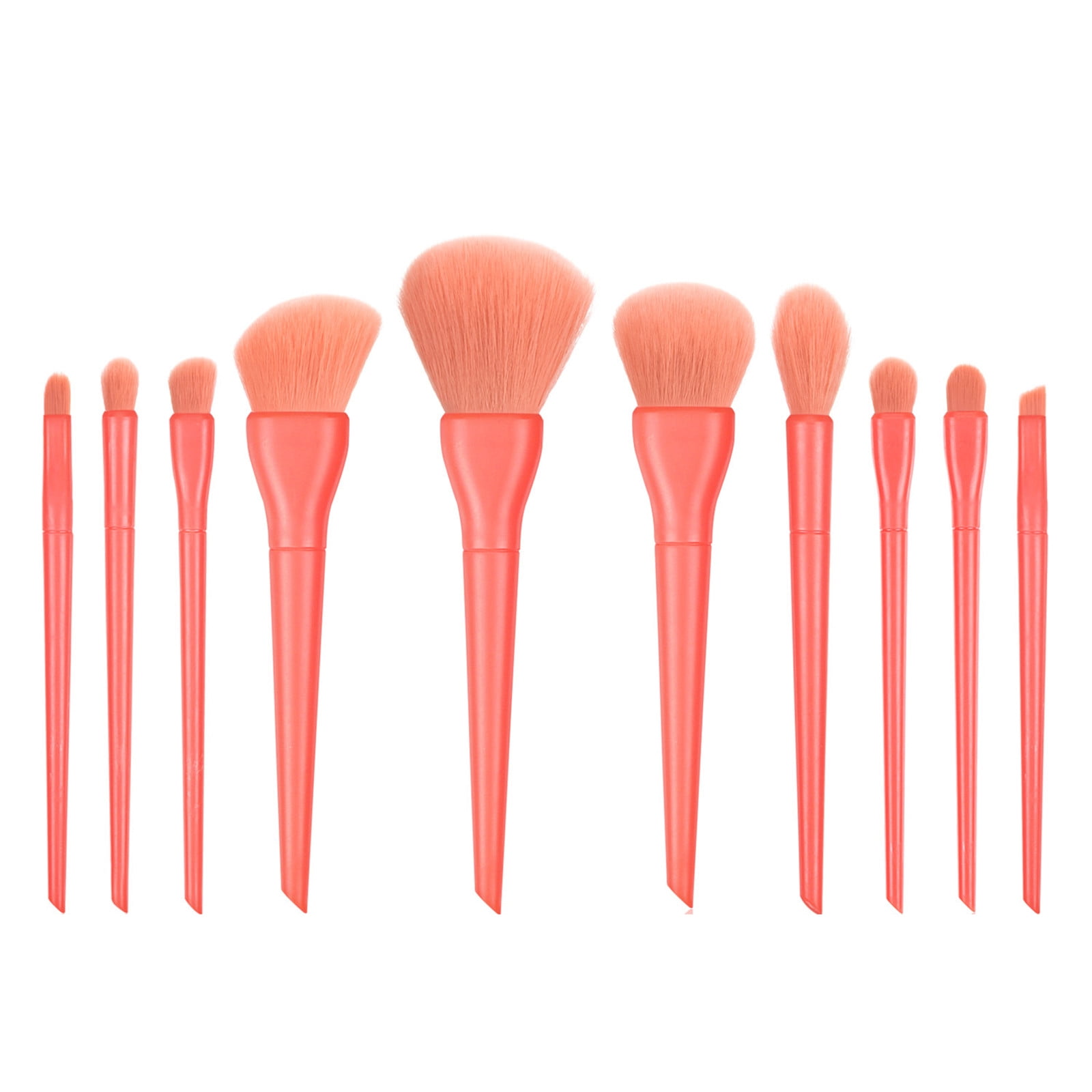 Make Up Cosmetic Brushes 10PCS - Nylon Hair, for Foundation/Eyebrow/Eyeliner