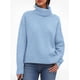 thumbnail image 2 of Suéter PRETTYGARDEN de corte holgado con cuello alto azul claro L, 2 of 5