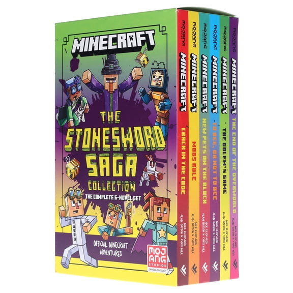 Minecraft The Stonesword Saga 6-Novel Set - Ages 5-10 - Paperback