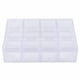 thumbnail image 1 of Caja contenedora de plástico transparente para almacenamiento de aperitivos y dulces, 12 Uds., para fiesta de boda, 1 of 8