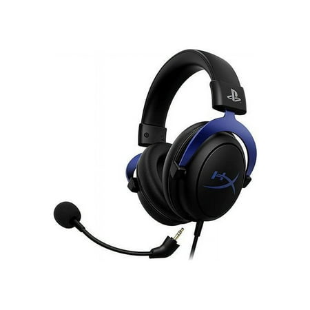 HyperX - Cloud Wired Stereo Gaming Headset for PS5 and PS4 - Black/Blue