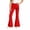 Z258 Red, variant on Landzoo Girls Flared Pants Bowknot Graphic Slim Fit High Waisted Fall Casual Kid Girls Trousers