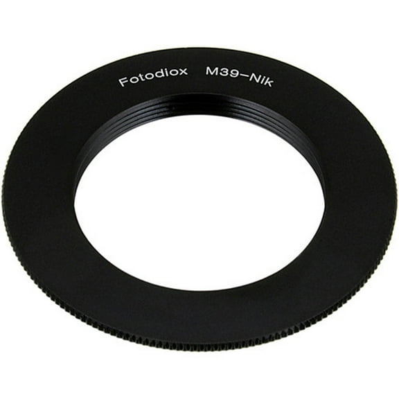 Fotodiox Lens Mount Adapter for M39/L39 Screw Mount SLR Lens to Nikon F Mount SLR Camera Body