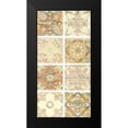 thumbnail image 2 of Kimberly, Allen 9x14 Black Modern Framed Museum Art Print Titled - Panel of Tiles 2, 2 of 5