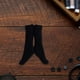 thumbnail image 5 of Calcetines de tubo retro para muñecas, accesorio de vestir, estilo casual y elegante, para cosplay, escala 1:12 negro, 5 of 9
