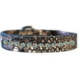 thumbnail image 2 of One Row AB Crystal Jeweled Dragon Skin Genuine Leather Dog Collar, 2 of 2