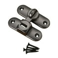 thumbnail image 1 of DOLITY Barn Door Lock Latch 90 degree Installation 90 Degree Locks for Hotel Barn Garage Gray, 1 of 9