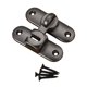 thumbnail image 1 of Cerradura de puerta de aleación de zinc con tornillos, cerradura de 90 grados, cerradura de puerta de armario para Gris, 1 of 9