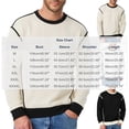 thumbnail image 3 of Turilly Mens Long Sleeve T-Shirt Pullover Sweatshirts Versatile Long Sleeve Crew Neck Loose Casual Basic Color Block Tops, 3 of 5