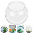 Plastic Fish Bowl Clear Fish Keeper Small Aquarium Tank Bowl Small