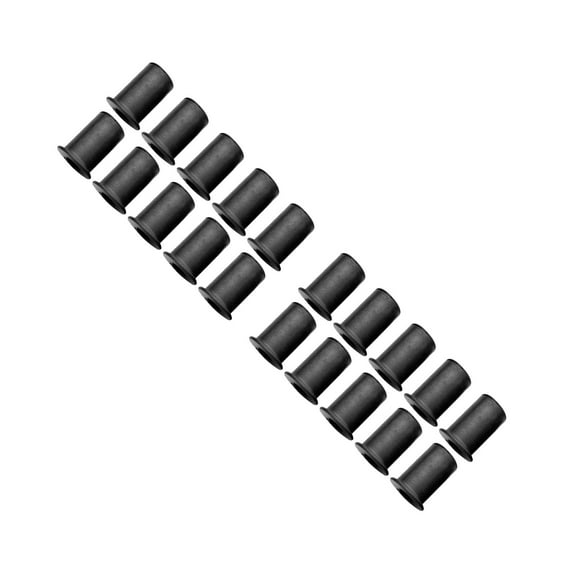 Worgeous 20 Pcs Metric Rubber Well Nuts Brass Insert Expansion Nut for Motorcycle