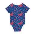 thumbnail image 5 of Balery Chicken and Rooster Pattern Baby Climbing Clothes Infant Bodysuit Cute Infant Bodysuit Baby Romper-18 Months, 5 of 7