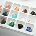 thumbnail image 3 of BESTOYARD Crystal Pendants Heart Shape Stone Assorted Color 12pcs 0.7x0.7x0.2in, 3 of 6