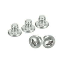 Uxcell #8-32x3/16" Pan Head Machine Screws, Stainless Steel 18-8 Screw, Pack of 50