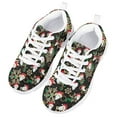 thumbnail image 3 of Pzuqiu Cute Santa Claus Little Girls Tennis Shoes Size 1 Merry Christmas Lace Up Kids Running Sneakers Comfortable Walking Shoes Breathable Athletic Shoes, 3 of 5