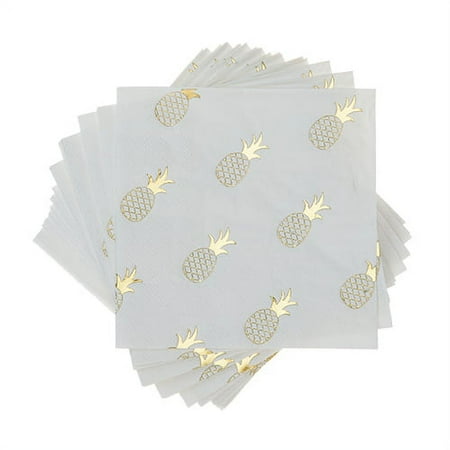 Pack Of 4, Pineapple Crush Cocktail Napkin