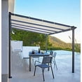 thumbnail image 5 of Shatex 90% 8x12ft Sun Shade Fabric for Pergola Cover Porch Vertical Screen, Black, 5 of 17