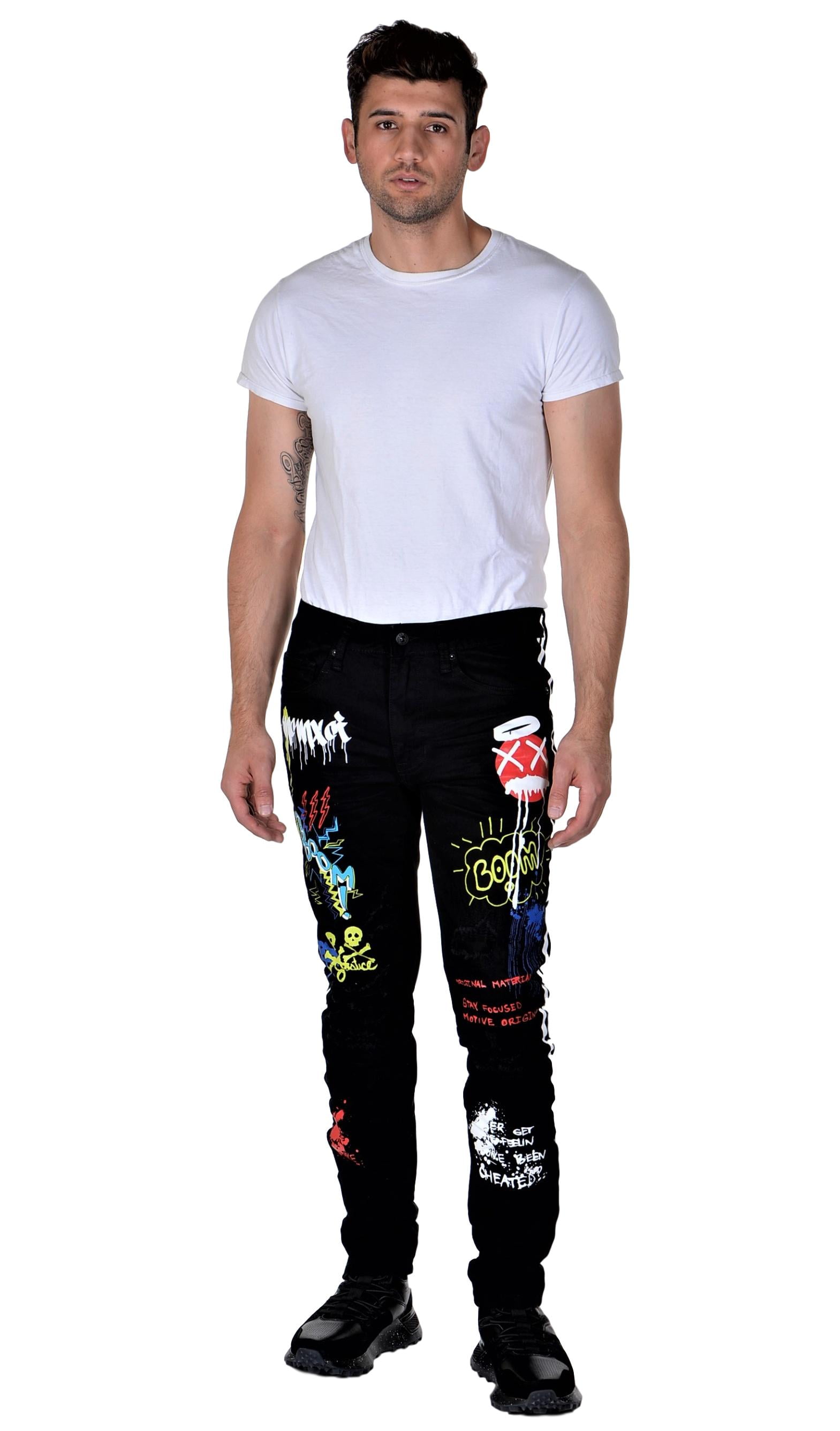 smoke rise graffiti jeans