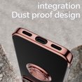 thumbnail image 3 of ELEHOLD for Google Pixel 10 /10 Pro Plating Clear Case,Transparent Case with Ring Holder Kickstand Work with Magnetic Car Mount Shockproof  ProtectivePhone Case for Google Pixel 10 /10 Pro,Rosegold, 3 of 6