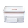 thumbnail image 2 of Neinkie 700ml/1100ml/1500ml/2300ml Plastic Stackable Food Storage Containers With Vented Lids And Drain Tray For Refrigerator Produce Saver Organizer Keeper Bins, 2 of 7